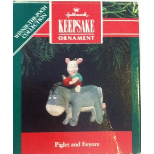 Disney Winnie The Pooh A Hundred Acre Hug Eeyore and Piglet Ornament Hallmark Keepsake Christmas Ornaments 2019 Year Dated